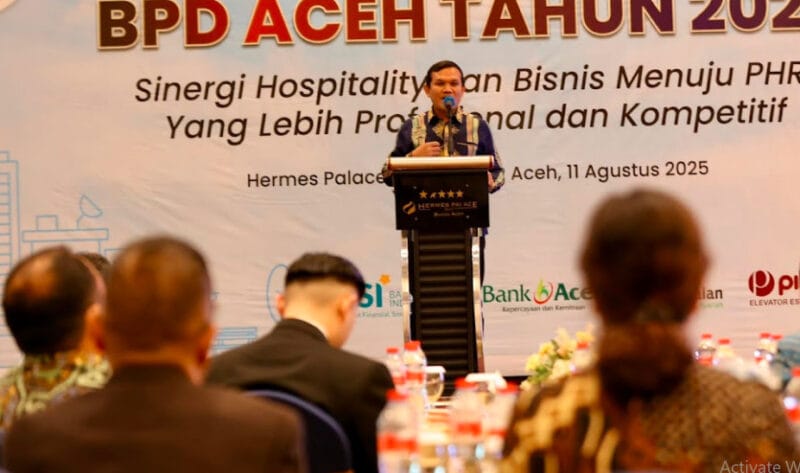 Musda PHRI Aceh, Wagub Tekankan Peran Pariwisata untuk Ekonomi. (Foto:Ist)