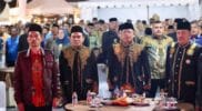Wagub Aceh Fadhlullah dan Utusan Khusus Presiden Muhammad Mardiono disambut di HUT ke-23 Nagan Raya.