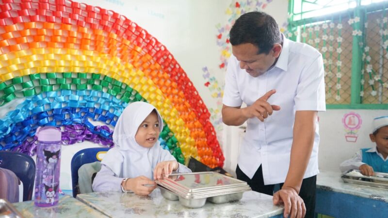 Wagub Aceh Tinjau Program Makanan Bergizi Gratis di Aceh Utara. (Foto:Dok/Humas)