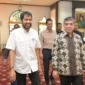 Gubernur Aceh Muzakir Manaf bersama Menteri Ketenagakerjaan RI Yassierli di Pendopo Gubernur Aceh. (Foto : Dok/Humas Adpim)