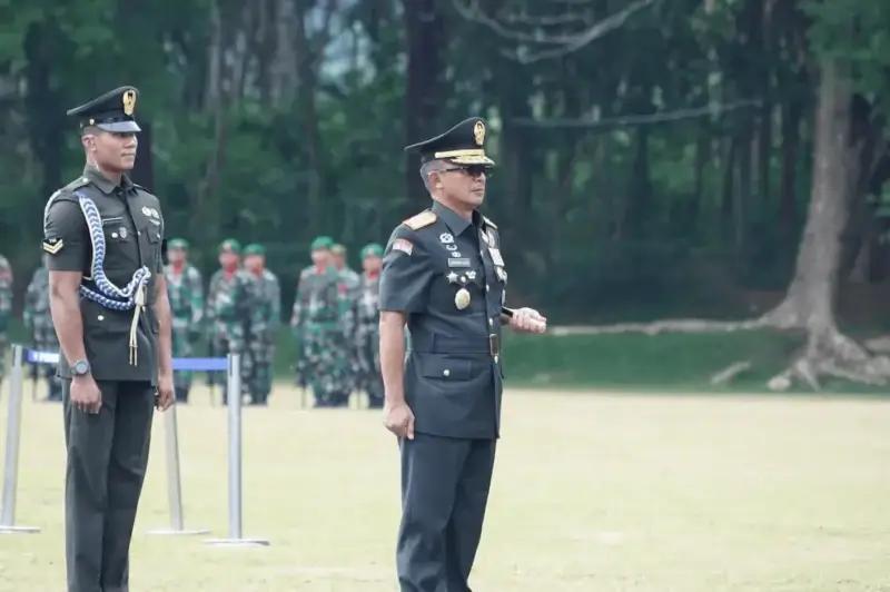Pangdam Joko Hadi Susilo Pimpin Penutupan Dikmata Tamtama Rindam IM. (Foto: Dok/KODAM.IM)