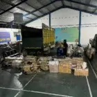 8 Motor dan 20 Koli Sparepart Ilegal Disita Bea Cukai Langsa. Barang-barang tersebut diangkut menggunakan satu unit truk Mitsubishi Colt Diesel warna biru kombinasi kuning.(Foto:Dok/Bea.Cukai)