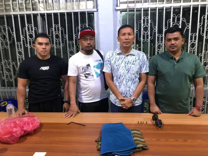Petugas Lapas Lhoksukon bersama Polres Aceh Utara gagalkan upaya kabur napi. (Foto:Dok/Lapas)