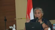 Sekjen IWO Telly Nathalia sampaikan sikap terkait pencabutan kartu pers CNN Indonesia.