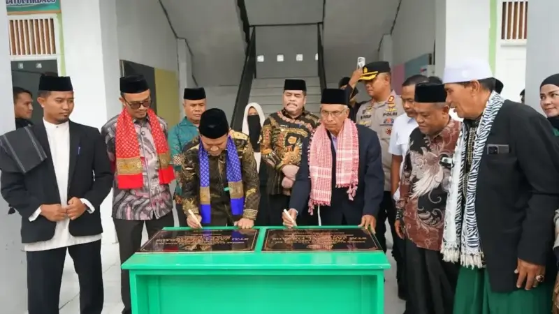 Wagub Aceh Resmikan STAI Jannatul Firdaus di Subulussalam. (Foto:Dok/Humas)