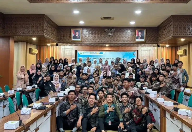Peserta Youth Health Leadership Bootcamp 2025 mengikuti sesi pelatihan di Banda Aceh. (Foto:Dok/Flower Aceh).