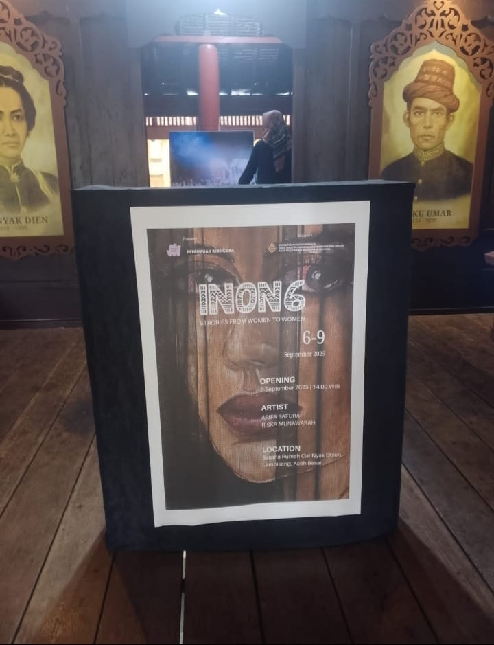 Projek Inong: Perempuan Aceh Bicara Ketidakadilan Lewat Foto, Lukisan, dan Musik. (Foto:Dok/Ist).