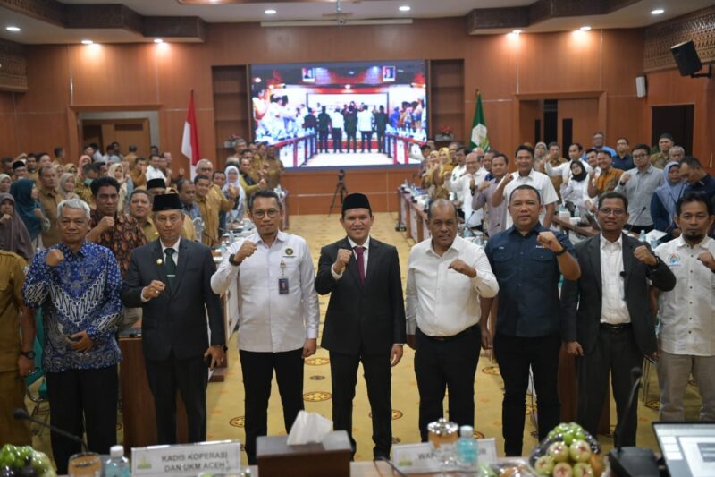 Wagub Aceh Buka Konsolidasi, 600 Kopdes Aceh Siap Terintegrasi dengan Dapur MBG. (Foto:Dok/Humas.Pemprov)