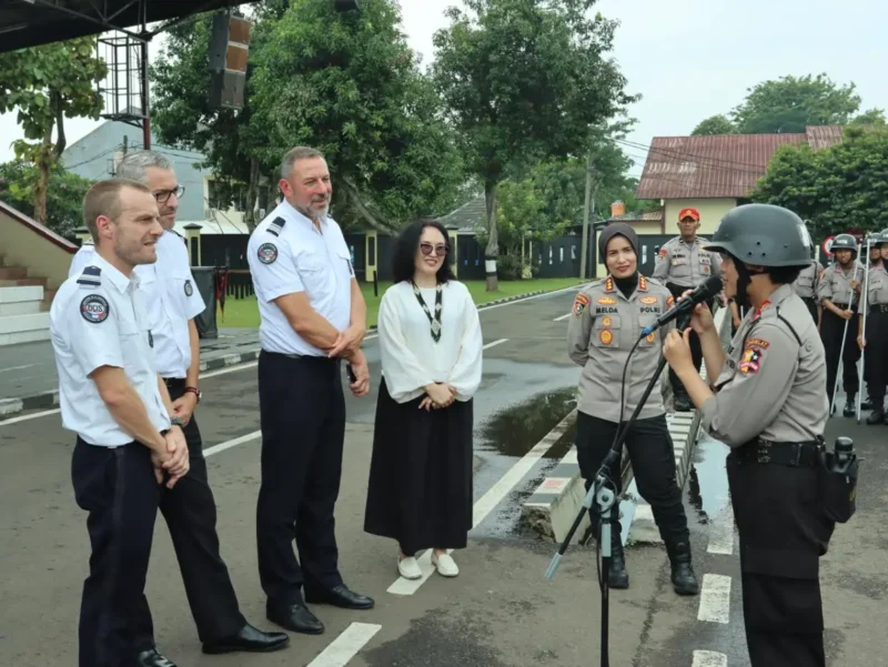 Delegasi Kepolisian Prancis berkunjung ke Sepolwan Lemdiklat Polri, diterima langsung oleh Kombes Pol. Dr. Melda Yanny di Jakarta, 7 Oktober 2025. (Foto:Dok/Polda)