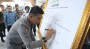 Penandatanganan deklarasi Green Policing tolak tambang ilegal di Aceh