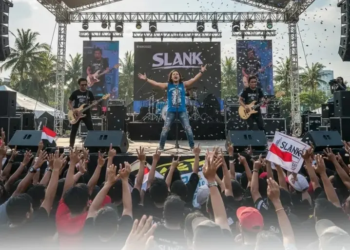 Poster promosi konser Slank Panggung Sumpah Pemuda 2025 yang batal digelar di Banda Aceh.