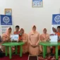 Guru dan murid TK Angkasa saat mengikuti lomba FESA 2025. (Foto:Arsip TK Angkasa Lanud SIM)