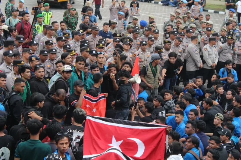 Aksi Mahasiswa Aceh. (Foto:Dok/Arsip)