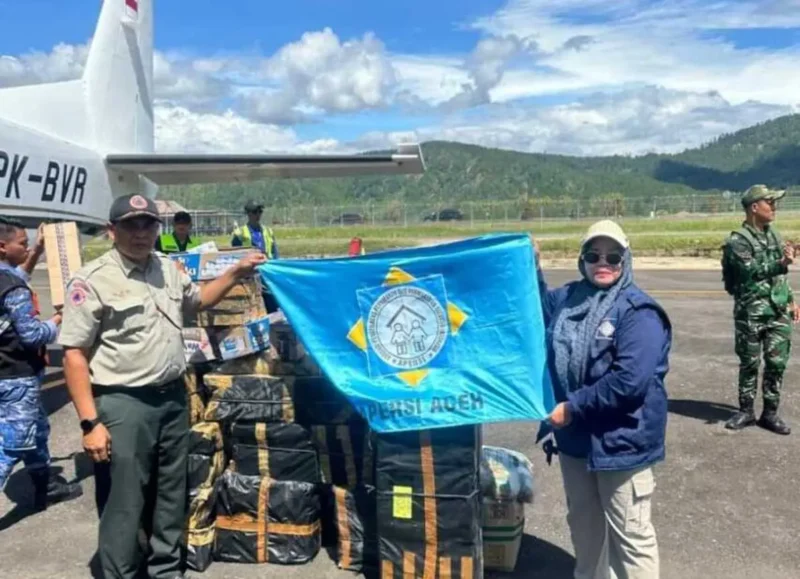 Bantuan APERSI Aceh untuk korban bencana banjir di Kabupaten Aceh Tamiang. (Foto :Dok/Apersi)