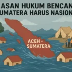 Ilustrasi AI. Banjir bandang Aceh-Sumatera.
