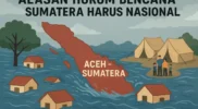 Banjir bandang Aceh-Sumatera.