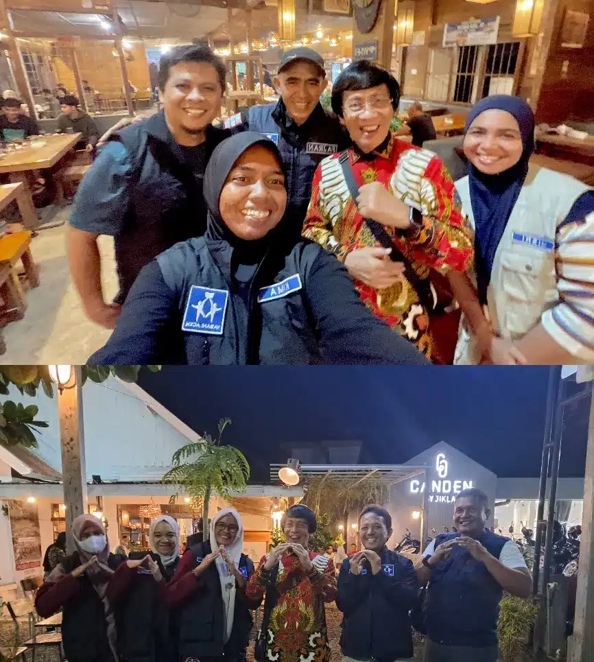 Relawan yabani bersama kak seto