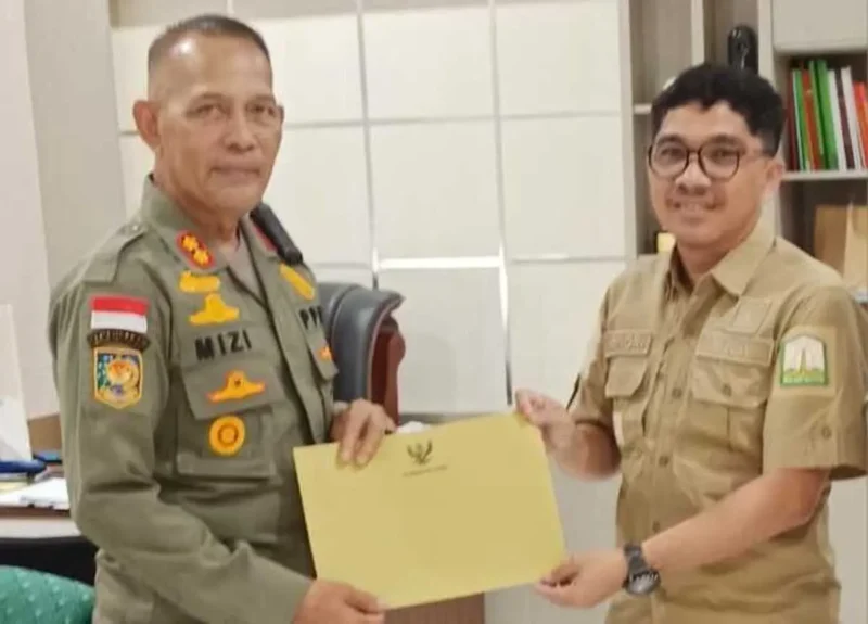 Tarmizi resmi ditunjuk sebagai Plt Kasat Pol PP dan WH Aceh. (Foto:Dok)
