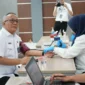 Donor darah Hari Bakti Imigrasi ke-76 di Banda Aceh. (Foto: Dok)