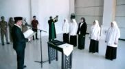 Wakil Bupati Aceh Besar melantik empat kepala puskesmas Aceh Besar