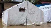 Kondisi tenda pengungsian saat ini