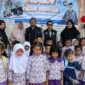 Anak-anak PAUD Nagan Raya mengikuti kegiatan Road Show Yabani Berkisah di MTsS Al Qudus, Beutong.(Foto:Dok)