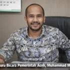 Juru Bicara Pemerintah Aceh, Muhammad MTA, umumkan realisasi APBA 2026. (Foto:Dok)