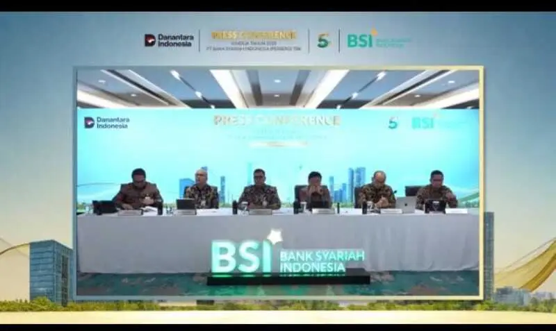 Konferensi pers BSI paparkan kinerja 2025. (Foto:Dok)