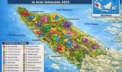 Peta wilayah tambang