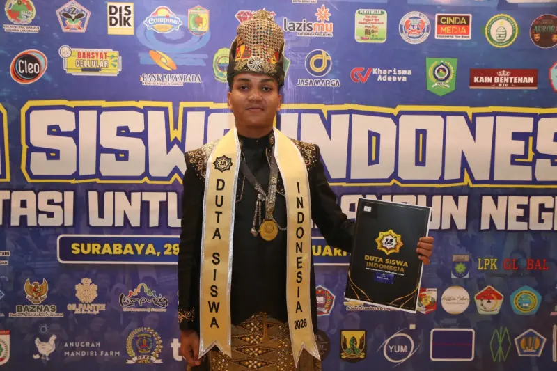 Rijalul Maula pelajar Aceh Jaya Grand Finalis Duta Siswa Indonesia. (Foto:Dok)