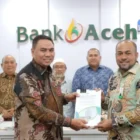 Penyerahan Laporan Audit WTP Bank Aceh Tahun Buku 2025. (Foto:Dok/Bank Aceh)