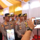 Kapolda Aceh meninjau Pos Pelayanan Operasi Ketupat di Lhokseumawe. (Foto:Dok Polda Aceh)