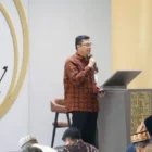 Regional CEO BSI Aceh, Imsak Ramadhan, dalam kegiatan literasi keuangan syariah dan kajian Ramadan bersama insan pers di Banda Aceh. (Foto:Dok BSI Aceh)