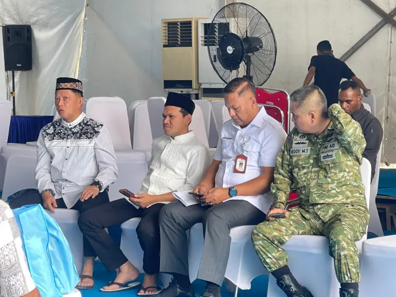 Wagub Aceh dan Mendagri cek lokasi kunjungan Presiden di Aceh Tamiang. (Foto:Dok/Ist)