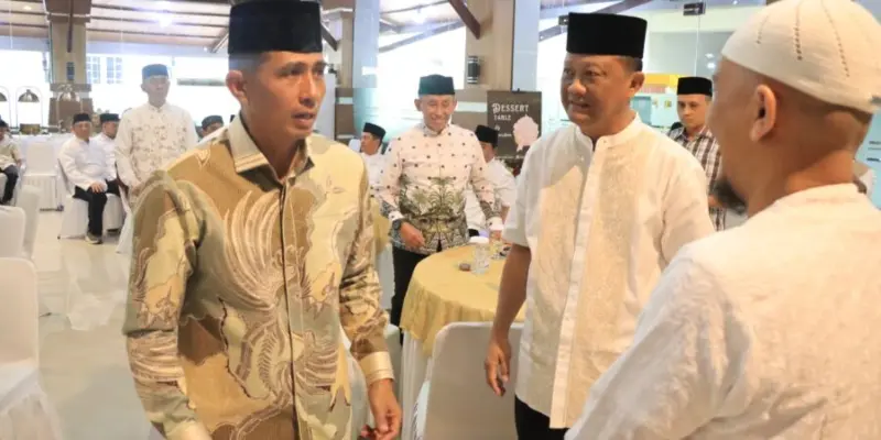 Suasana buka puasa bersama di kediaman Kapolda Aceh. (Foto:Dok/Ist).