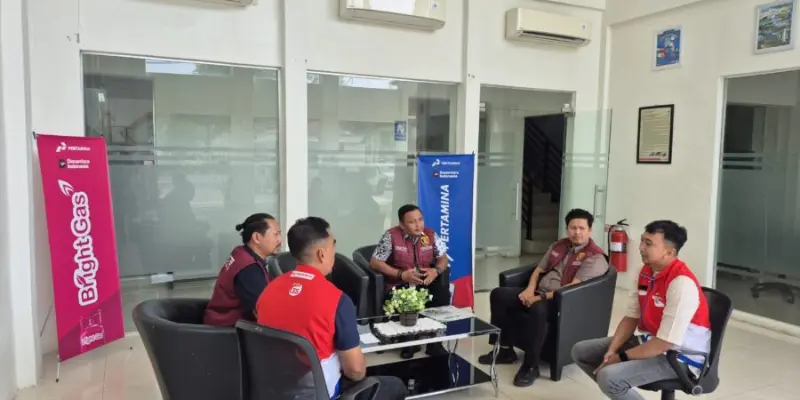 Koordinasi Polresta Banda Aceh dengan Pertamina terkait distribusi BBM. (Foto:Dok/Polresta Banda Aceh)