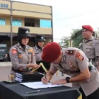 Upacara sertijab di jajaran Polresta Banda Aceh. (Foto:Dok/Polresta Banda Aceh)