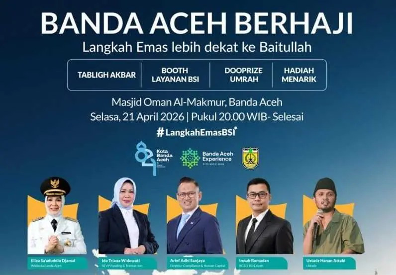 Kajian Hanan Attaki di Masjid Oman Al Makmur Banda Aceh. (Foto: Ilustrasi)