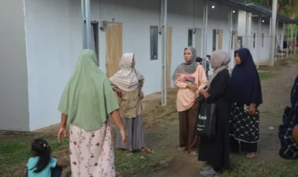 Huntara sawang Aceh Utara