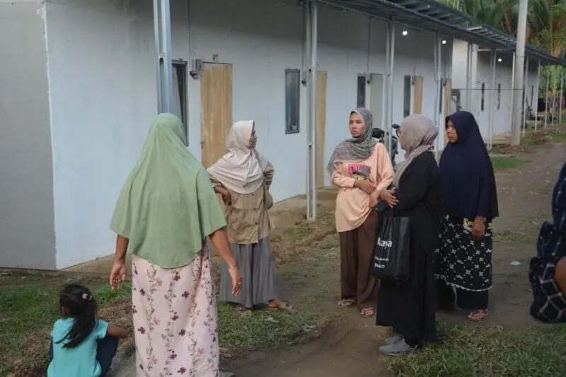 Kondisi Huntara korban banjir Aceh Sawang tidak layak, sanitasi buruk, risiko kesehatan meningkat drastis. (Foto:Dok/Ist).