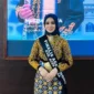 Vathia Najwa mengenakan busana adat Aceh dalam ajang Agam Inong Aceh Utara. (Foto:Dok/Ist)