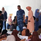 Anak penyintas kanker mengikuti lomba mewarnai di Banda Aceh. (Foto:Dok)