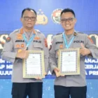 Bidhumas Polda Aceh menerima penghargaan Rakernis Humas Polri 2026 di Jakarta. (Foto:Dok/Polda Aceh)