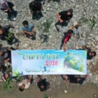 Aksi protes aktivis lingkungan terhadap maraknya tambang ilegal di kawasan Cagar Alam Jantho Aceh Besar. (Foto:Dok/FJL).