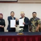 Penandatanganan kerja sama Hermes Palace Hotel dan USM. (Foto:Dok/Ist)