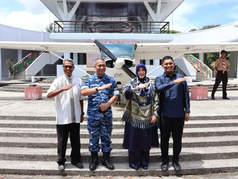 Seulawah Dirgantara For Humanity dibuka walikota Banda Aceh, Illiza Saaduddin Djamal. Sinergi TNI AU dan Pemko diperkuat. (Foto:Dok/Pemkot Banda Aceh)