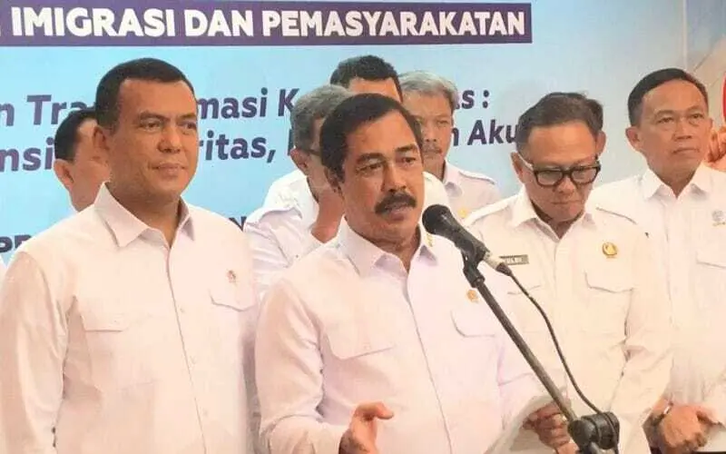 Menteri Agus Andrianto umumkan remisi Waisak 2026. (Foto:Dok/Ditjenpas)