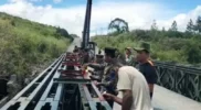 Jembatan Bailey di Bener Meriah