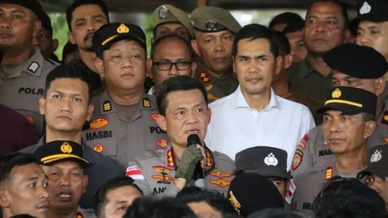 Kapolresta Banda Aceh Kombes Pol Andi Kirana, mengatakan Enam orang diamankan polisi saat aksi penolakan JKA di Banda Aceh. (Foto:Dok/Humas Polresta Banda Aceh).