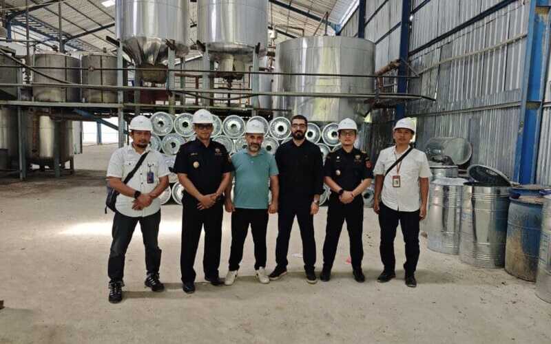 Kegiatan Customs Visit Customer Bea Cukai Langsa di PT Rosin Trading International Gayo Lues. (Foto:Dok/Bea Cukai Langsa)